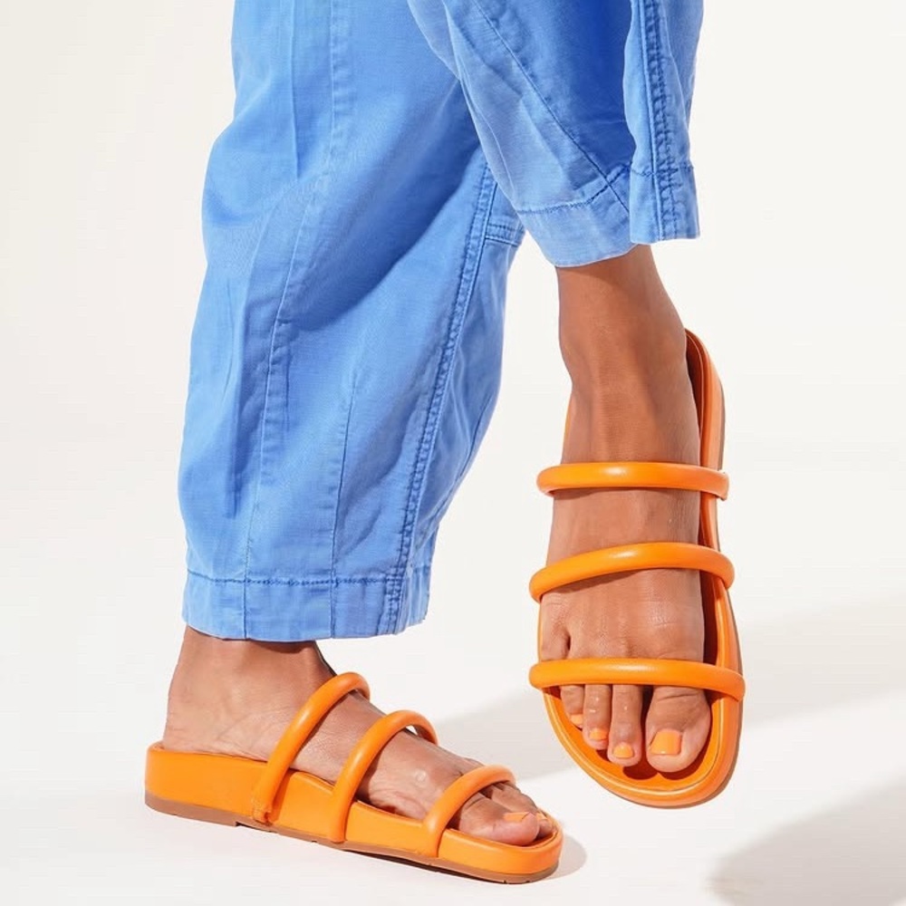Charlotte Stone • Brown Leather Dolly Sandals